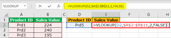 VLOOKUP Function Step 8