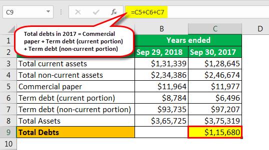 debt to asset ratio formula example 2.4