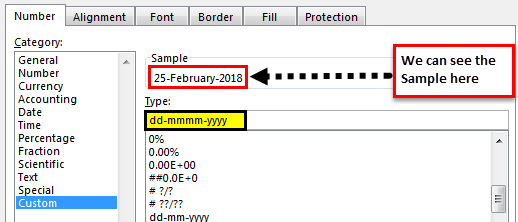excel date format example 2.5