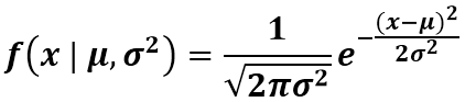 Equation for probability Distribution