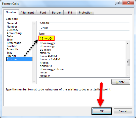 How to Sum Hours in Excel example 1-6