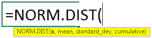 Normal Distribution Formula