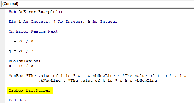 Visual Basic Application Print err 1-11