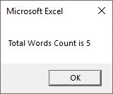 Return Word Count 2