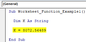 VBA Format Example 1-1