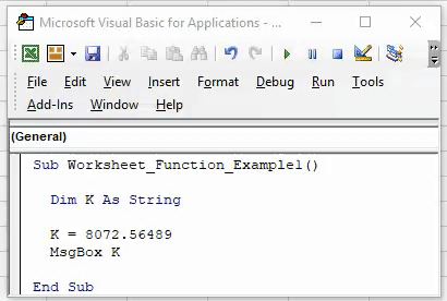 VBA Format Example 1-3