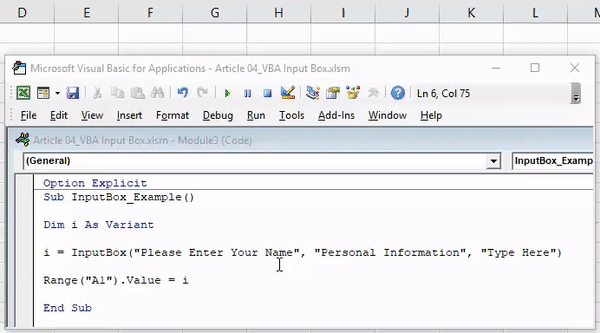 VBA Input Box12