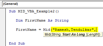 VBA MID Example 2-2