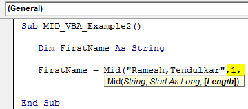 VBA MID Example 2-3