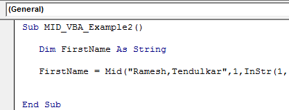 VBA MID Example 2-5