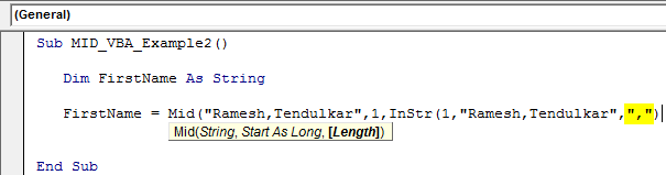 VBA MID Example 2-7