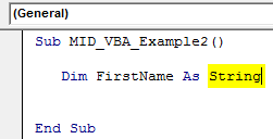 VBA MID Example 2