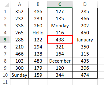 VBA OFFSET Example 2-2