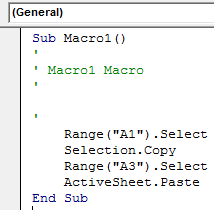 VBA Paste Macro example 1-7