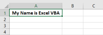 VBA Split Example 1