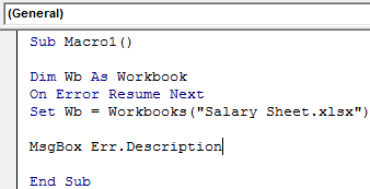 Out of Range Example 3