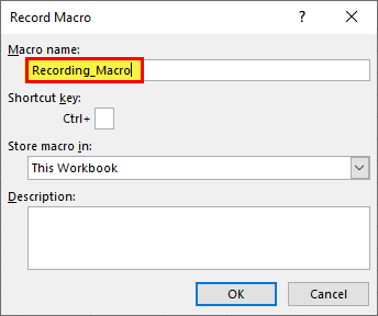 VBA Tutorial (Record Macro) 2