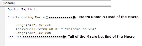 VBA Tutorial (head & Tail)