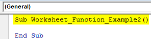 WorksheetFunction Example 2-2