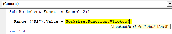 WorksheetFunction Example 2-4