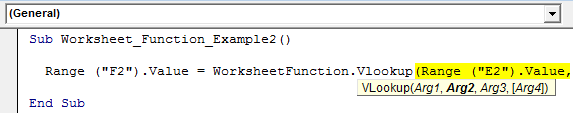 Worksheet Function Example 2-5