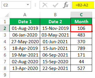 datediff Example 1-1