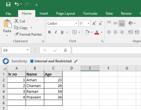 Excel