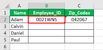 leading zeros 1-4