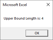vba UBound Example 1-4