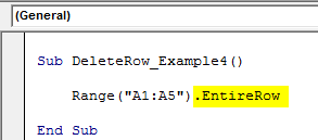 vba delete example 2.3