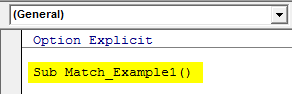 vba match example 1.1