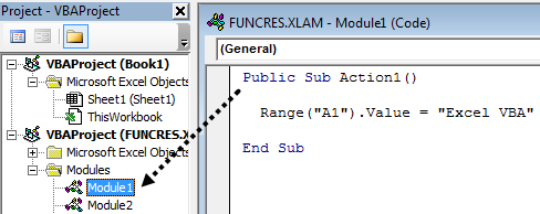 vba sub module1