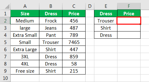 vlookup examples in excel 2-1