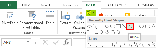 Connector lines