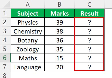 Excel Nested IF Function - Example 1