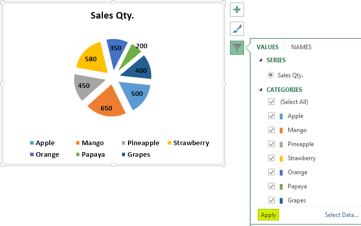 Pie Chart Example 1-13