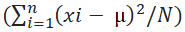 Population Variance