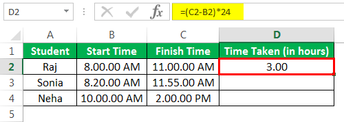 Subtract time Example 1-2