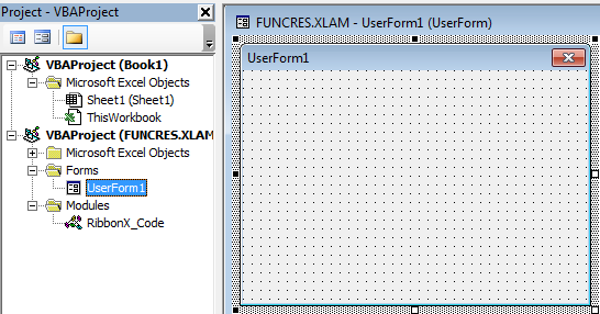 Userform controls