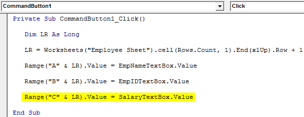 VBA Text Box step 16