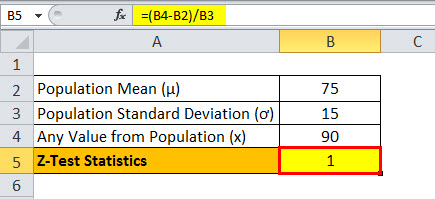 Z-Test Statistics Formula Example 1.2pg