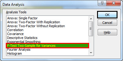 f test formula example 4.3