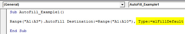 vba autof Example 1.5