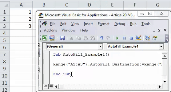 vba autof Example 1.6