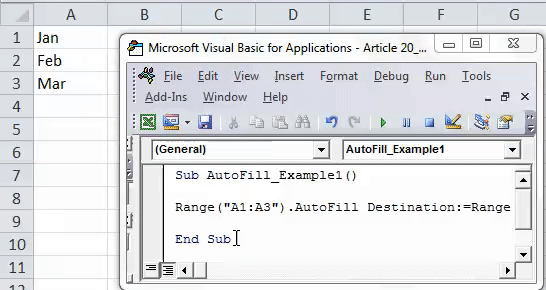 vba autof Example 3.3