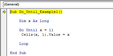 vba do until example 1.7