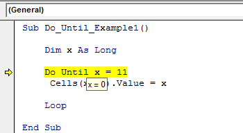 vba do until example 1.9