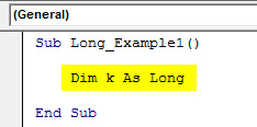 vba long example 1.1
