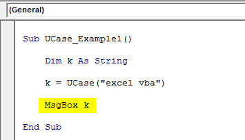 vba uppercase example 1.5