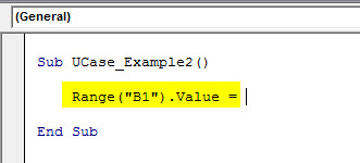 vba uppercase example 2.2